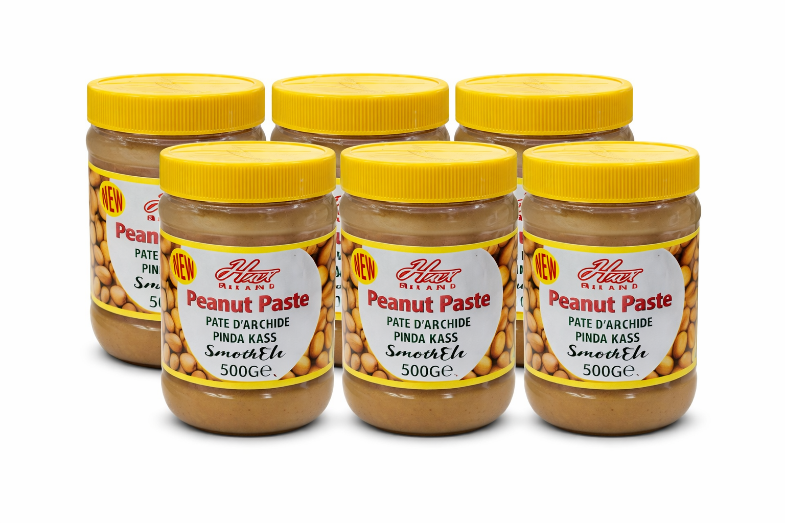 Hax Peanut Paste Sugar Free 500g – Box of 12