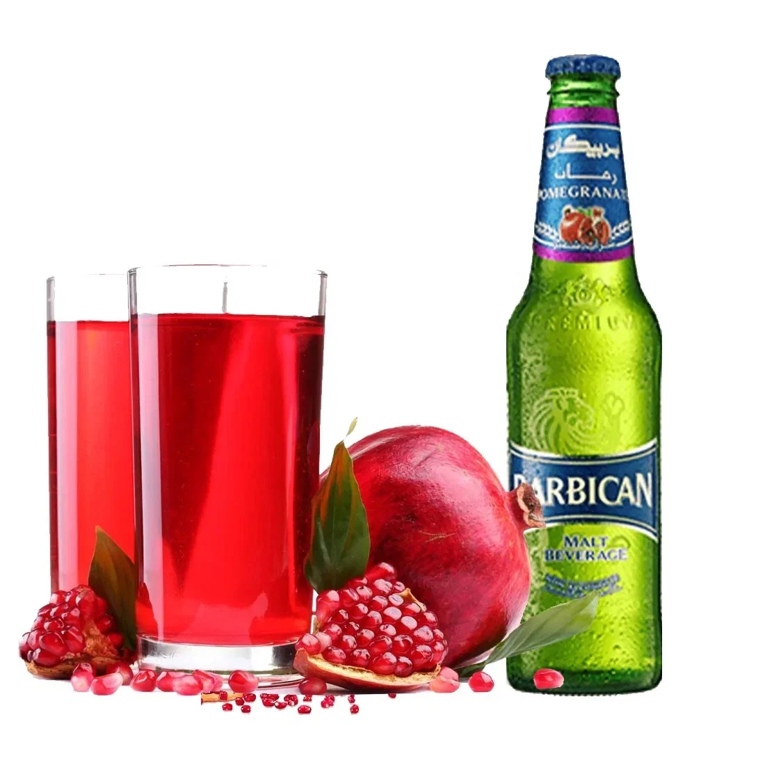 Barbican Non-Alcoholic Pomegranate Drink 330ml (Pack of 24 - 6x4) - Image 3