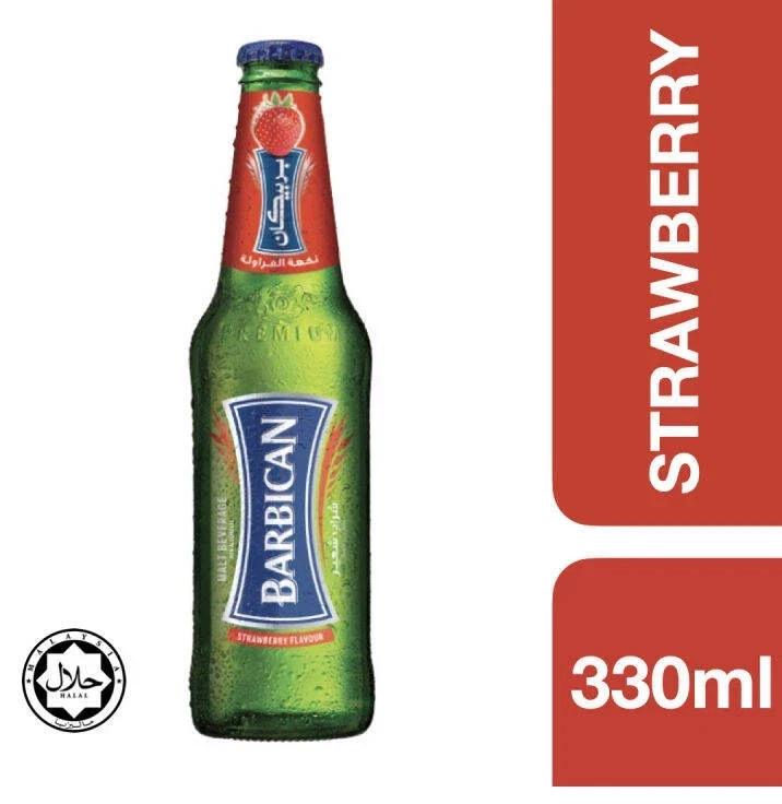 Barbican Non-Alcoholic Strawberry Drink 330ml (Pack of 24 - 6x4) - Image 2