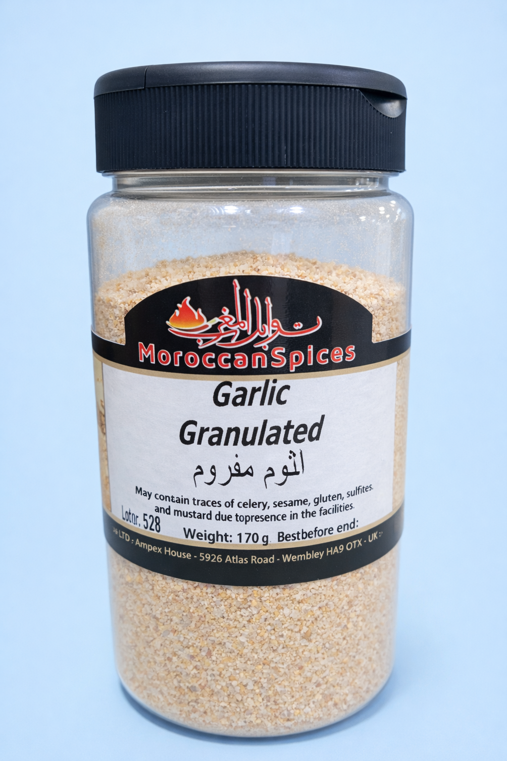 Moroccan Spices Garlic Granulated 170g - Pack of 20pcs