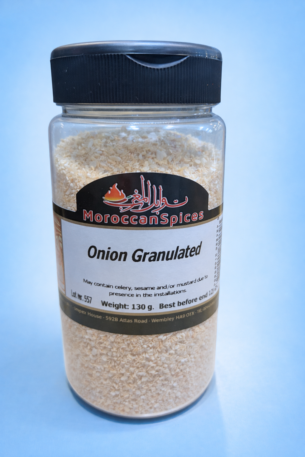Moroccan Spices Onion Granulated 130g - Pack of 20pcs