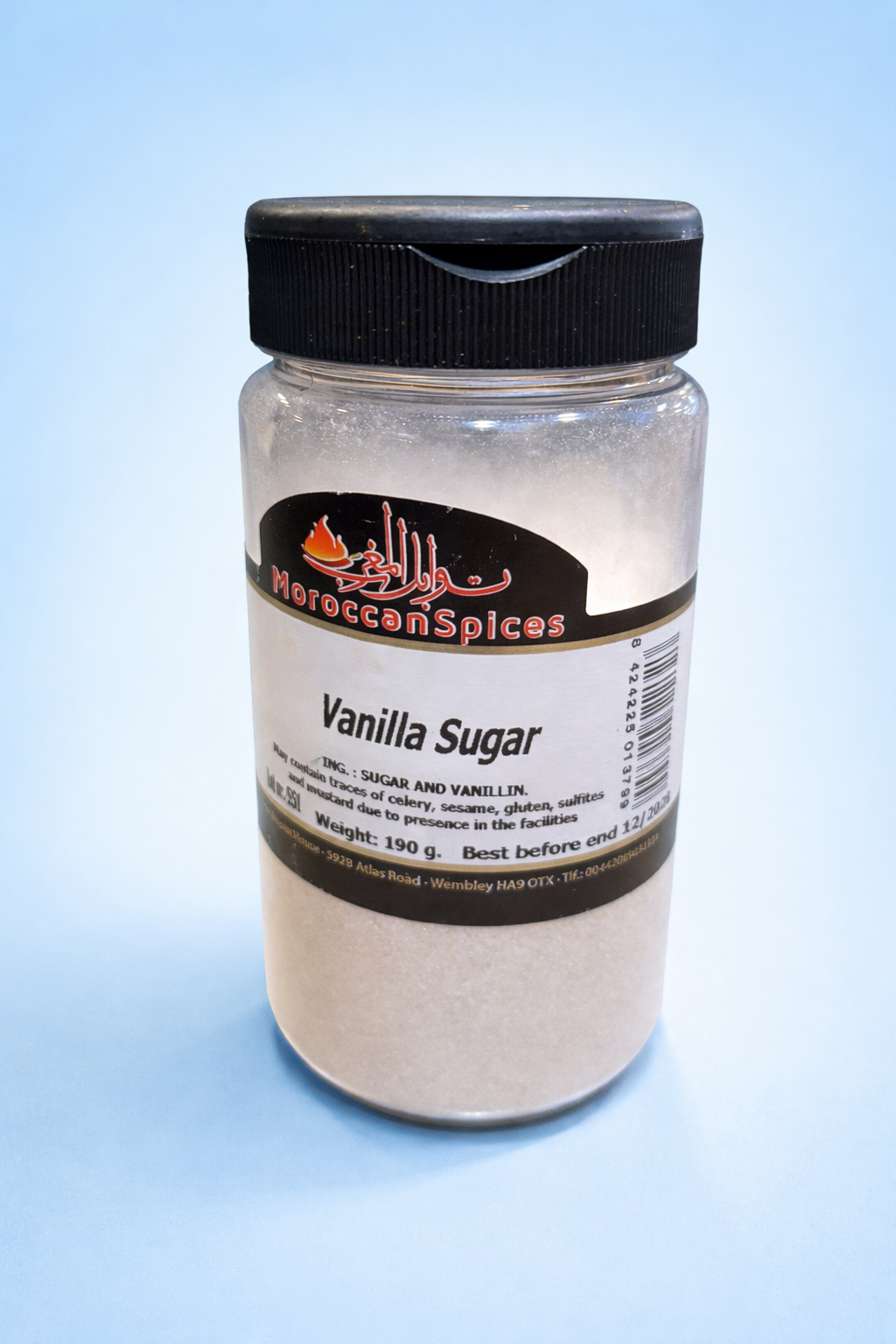 Moroccan Spices Vanilla Sugar 190g - Pack of 20pcs