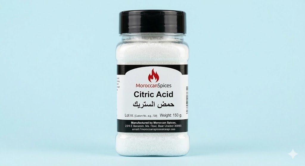 Moroccan Spices Citric Acid 100g - Pack of 20pcs