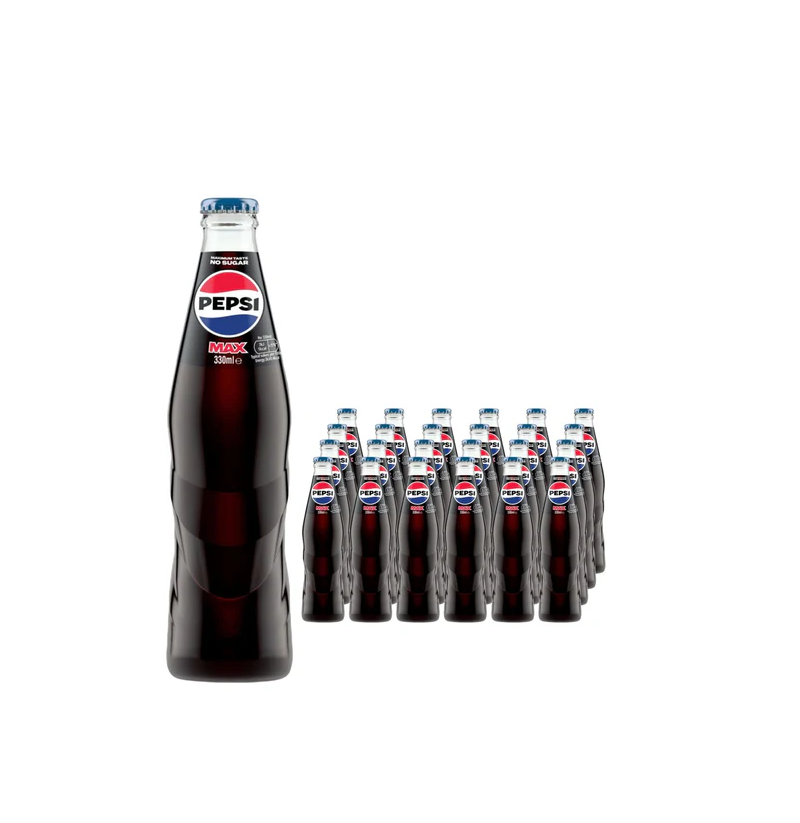 Pepsi Glass Bottles - 2500ml (24 PACK)