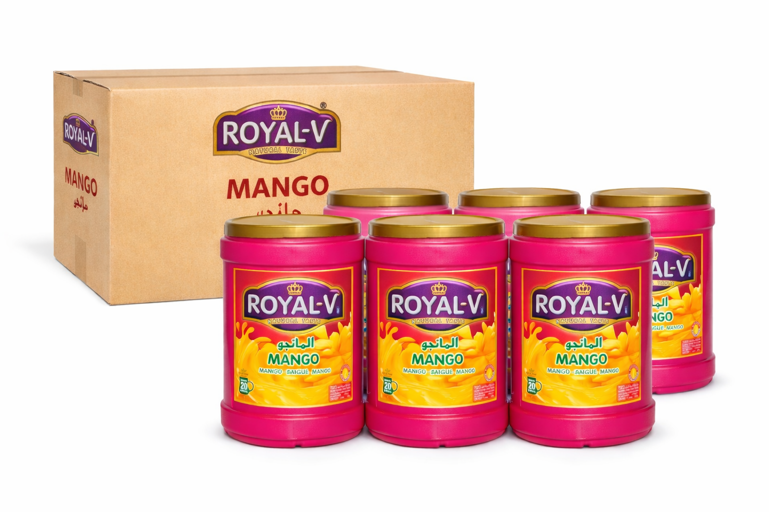 Royal V Mango Drink 2kg (Pack of 6)
