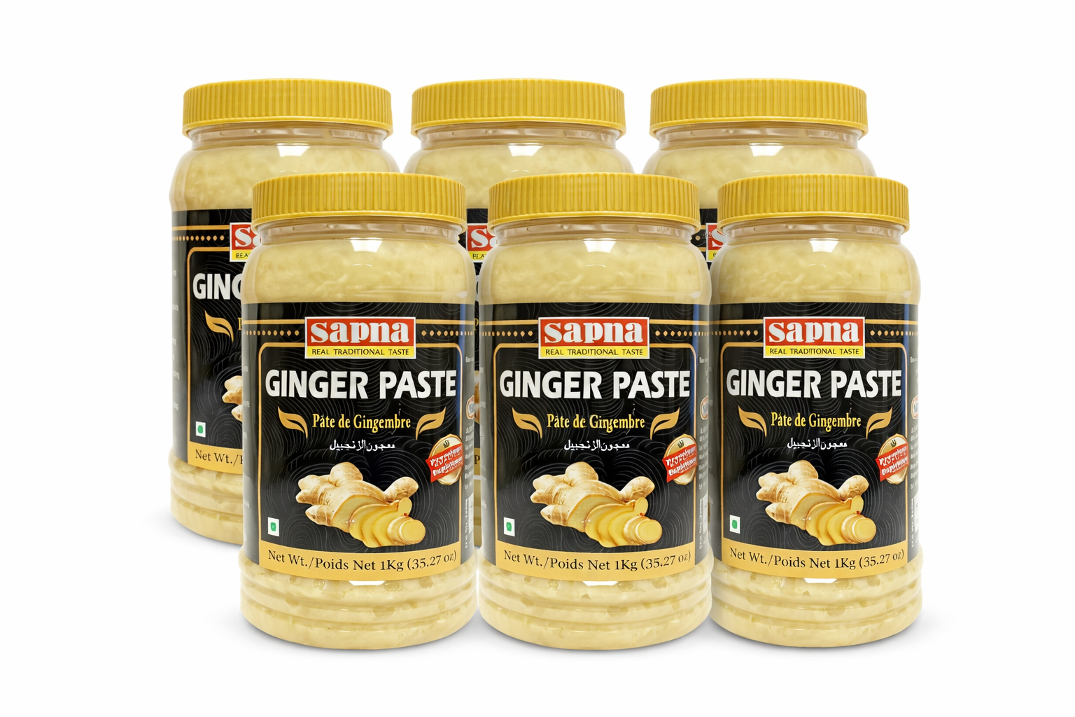 Sapna Ginger Paste 1kg (Pack of 6)