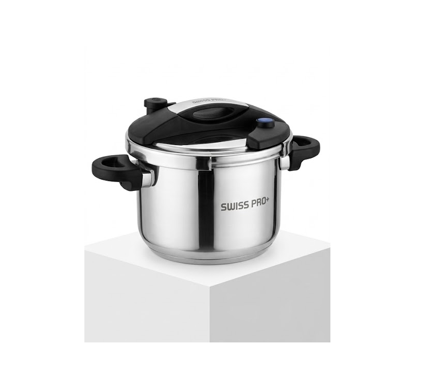 Cooker - Swiss Pro+ Stainless Steel Pressure Cooker 10L (Model No. SP-PS8L)